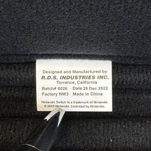 The Legend Of Zelda Tears Of The Kingdom Nintendo Switch Carrying Case Black - Picture 13 of 13